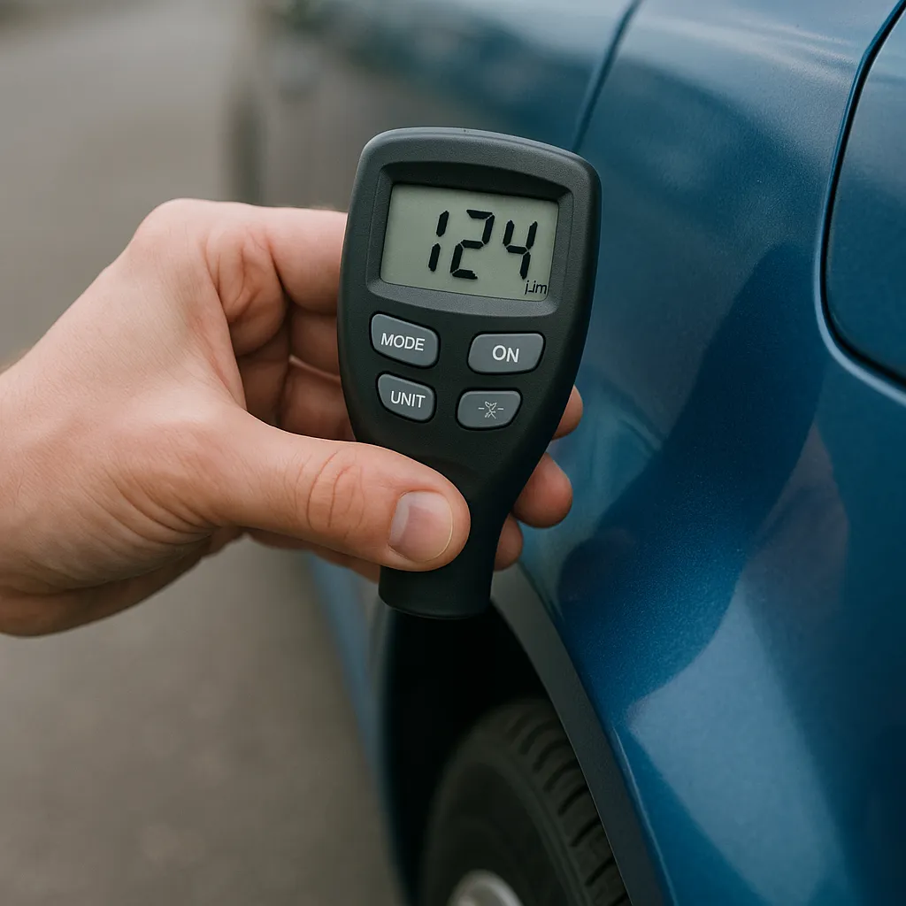 Проверка краски и кузова автомобиля толщиномером